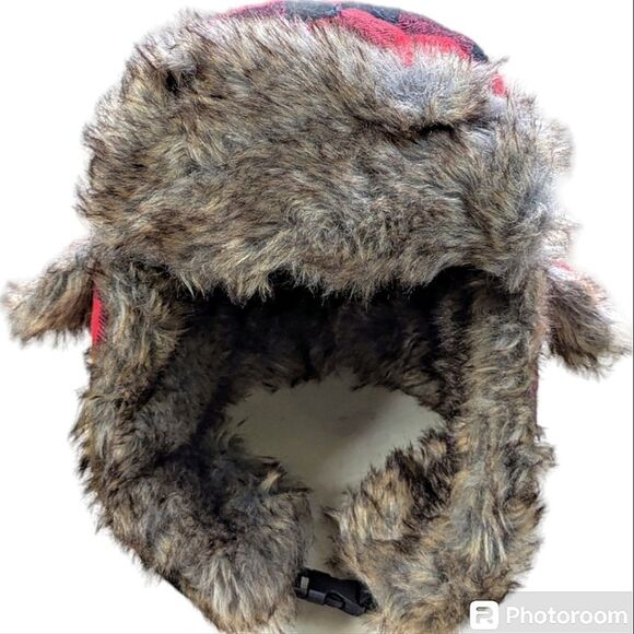 SA Company Red & Black Buffalo Plaid Trapper Hat main image 12